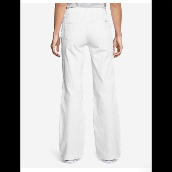 NWT Eddie Bauer curvy trouser white jeans size 10 - Picture 2 of 6